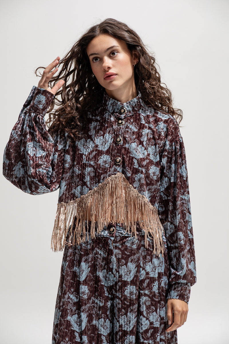 Tenaya Shirt Printed Brown